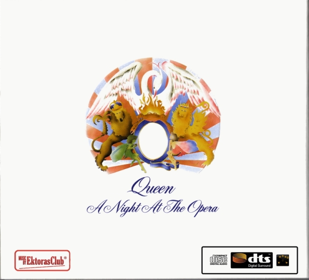 Queen - A Night At The Opera (DTS CD - Front) (w)